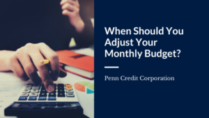 Penn Credit Corporation Monthly Budget